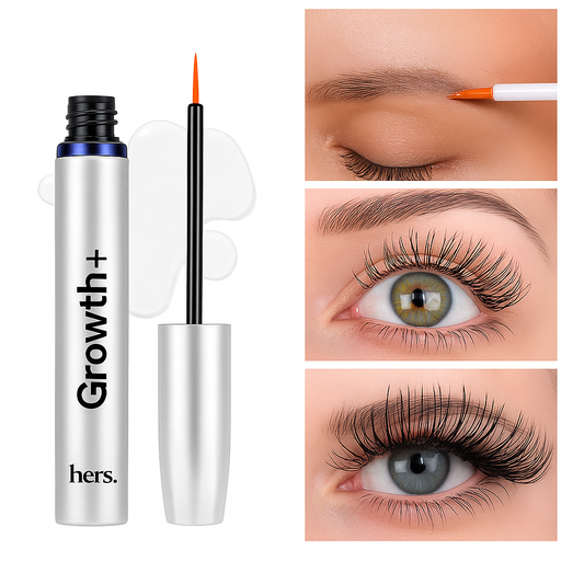 hers. Growth+ Brow & Lash Serum