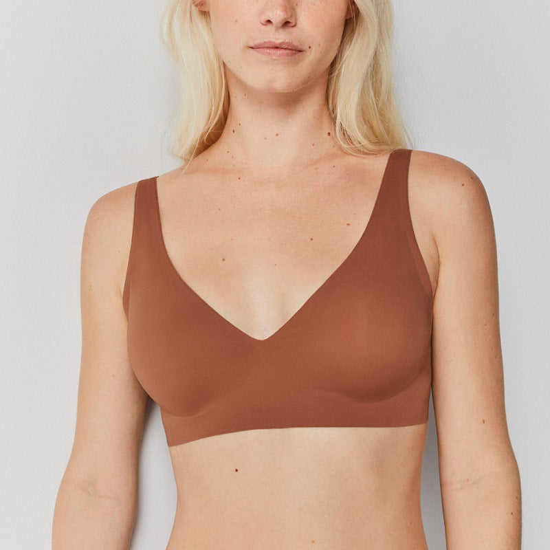 CloudLift VR-C Jelly Bra by hers. – Seamless, Wireless, Buttery-Soft Everyday Support with a Deep V