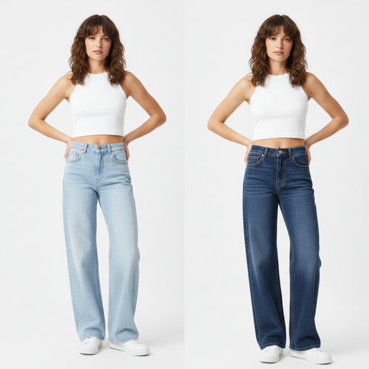 Women’s High Waist Wide Leg Jeans