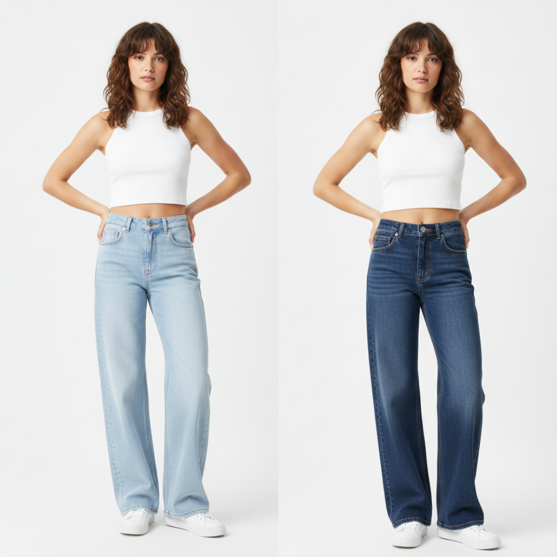 Women’s High Waist Wide Leg Jeans