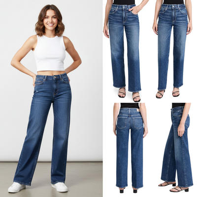 Women’s High Waist Wide Leg Jeans